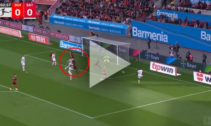 TAK STRZELA Lewandowski na 1-0 z Bayerem Leverkusen! [VIDEO]